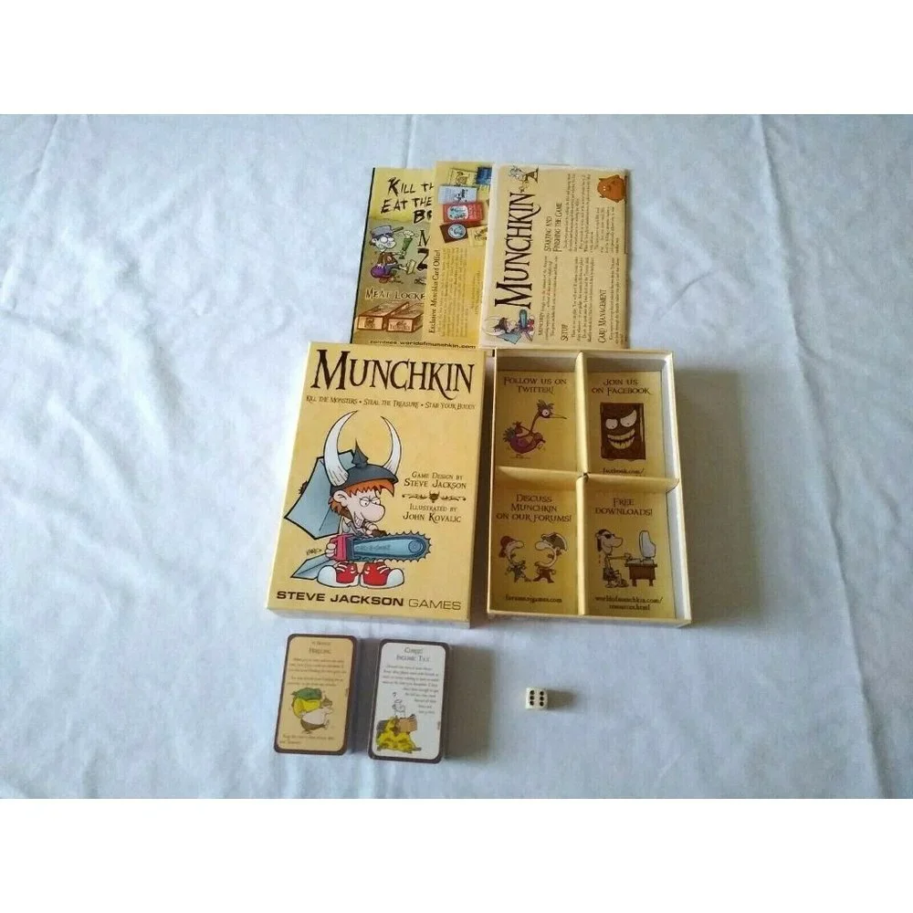Steve Jackson Games SJG1408 Munchkin Card Game 1st Edition 24th Printing
